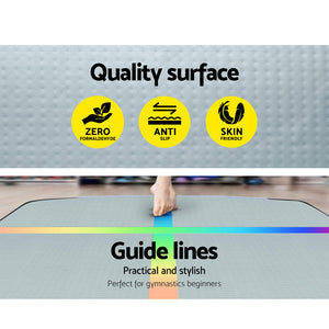 3M Air Track Gymnastics Tumbling Exercise Mat with Pump