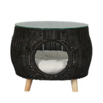 Gardeon Side Table Coffee Pet Bed Indoor Wicker Outdoor Furniture Patio Desk