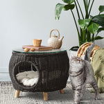 Gardeon Side Table Coffee Pet Bed Indoor Wicker Outdoor Furniture Patio Desk