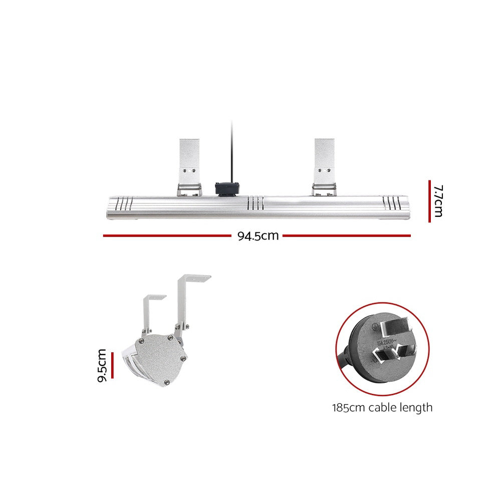 Electric Infrared Indoor Outdoor Heater Radiant Strip Halogen