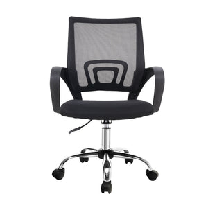 Artiss Office Chair Gaming Chair Computer Mesh Chairs Executive Mid Back Black