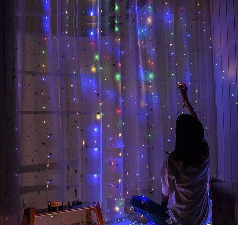 Waterproof LED String Lights Curtain USB Powered