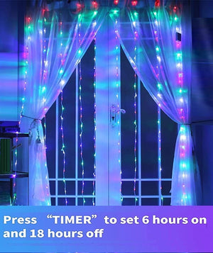 Waterproof LED String Lights Curtain USB Powered