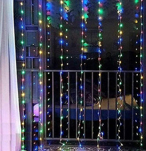 Waterproof LED String Lights Curtain USB Powered