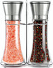 Modern Stainless Steel Salt and Pepper Grinder Set