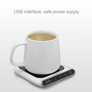 Smart USB Coffee Mug Warmer Tea Milk Cup Heating Plate Office Home